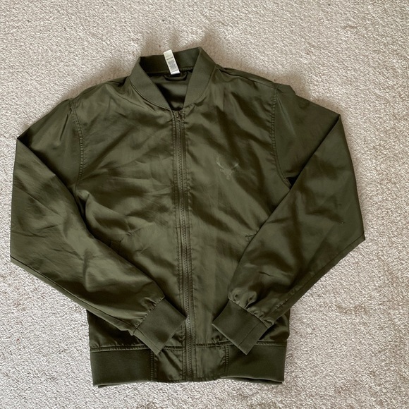 Green Bucked Up Bomber Jacket - Picture 1 of 2